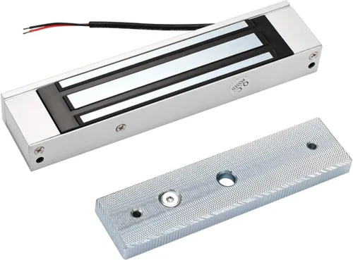 Cerradura electromagnética eléctrica de 180 kg 350 libras de fuerza de retención, electroimán de 12V, modo seguro NC, puerta única para sistema de