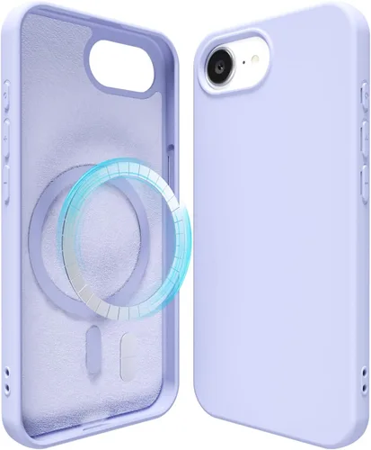 Miniatura 108 de oakxco Funda de silicona para iPhone 12 Pro Max, magnética, compatible con carga inalámbrica Magsafe, cubierta protectora de goma suave y delgada