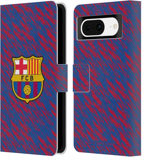 Miniatura 9 de Head Case Designs Officially Licensed FC Barcelona Barca Crest Patterns Leather Wallet Case Compatible with Google Pixel 8