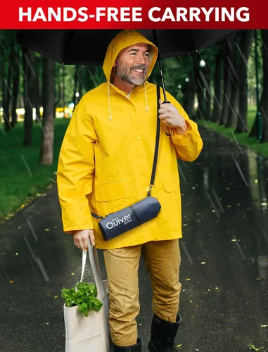 Miniatura 56 de REPEL Windproof Travel Umbrella - Compact & Withstands Winds up to 85MPH , Strongest Premium Auto Folding Umbrella for Rain and Sun - Durable, Light