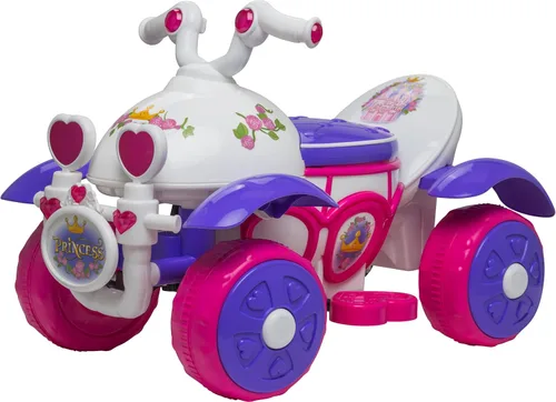 Kid Trax Royal Princess 6V para niños pequeños, juguetes de montar para niños - Juguetes para niñas pequeñas, para interiores y exteriores, coche