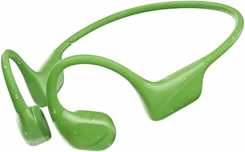 Miniatura 14 de PSIER Auriculares de natación de conducción ósea con doble controlador, IPX8, conducción de aire, impermeable, auriculares abiertos, modo MP3