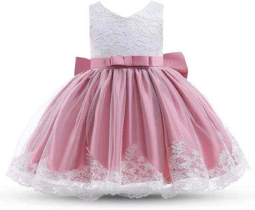 Miniatura 2 de TTYAOVO Vestido de fiesta de princesa de flores para niñas de 1 a 5 años