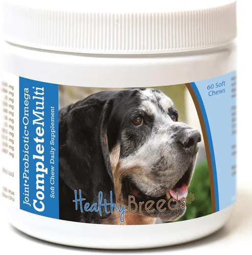 Miniatura 304 de Healthy Breeds Pug todo en uno multivitamínico suave masticable 60