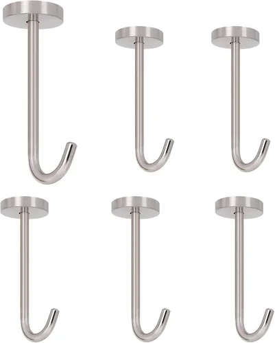 Miniatura 7 de NearMoon Ganchos para colgar abrigos, ganchos de montaje en pared para colgar sombrero, bata Hurse, perchas de acero inoxidable 304 resistentes