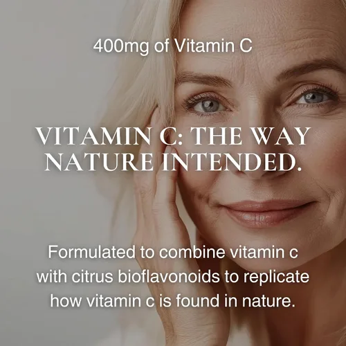 Miniatura 3 de Utzy Naturals Complejo de vitamina C 400 mg de vitamina C con bioflavonoides de Acercola y cítricos 60 cápsulas