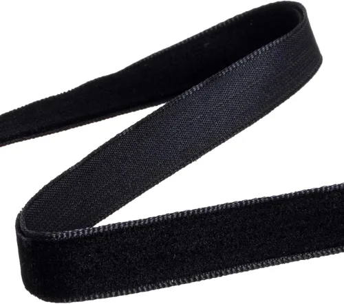 Miniatura 2 de YASEO Cinta de terciopelo negro, 3/8 pulgadas x 25 yardas, ideal para gargantilla, envoltura de regalos, manualidades y decoraciones