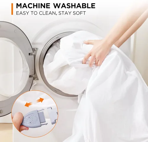 Miniatura 7 de Westinghouse Protector de colchón térmico King, cómodo protector de colchón eléctrico con 10 ajustes de calefacción y apagado automático de 1 a 12