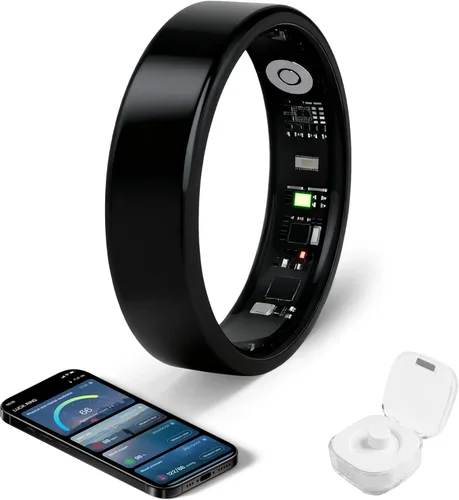 Anillo inteligente - Rastreador de sueño SpO2 gratuito | Sin suscripción | Rastreador de fitness resistente al agua IP68 | Monitor de actividad 24/7