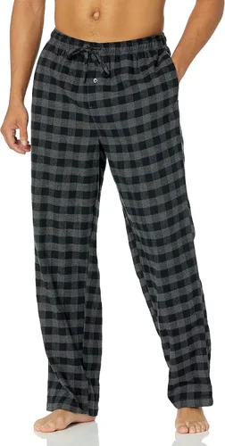 Tienda Essentials - Pantalón de pijama de franela para hombre (disponible en tallas grandes y largas)