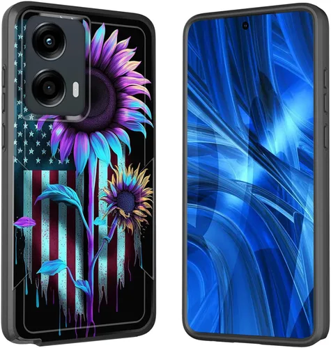 Miniatura 25 de Funda para Moto G 5G 2023, [probada en caídas de grado militar], resistente, resistente, resistente, a prueba de golpes, funda protectora