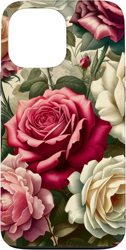 Miniatura 22 de Funda con diseño floral para iPhone 11 Pro Max, diseño victoriano vintage