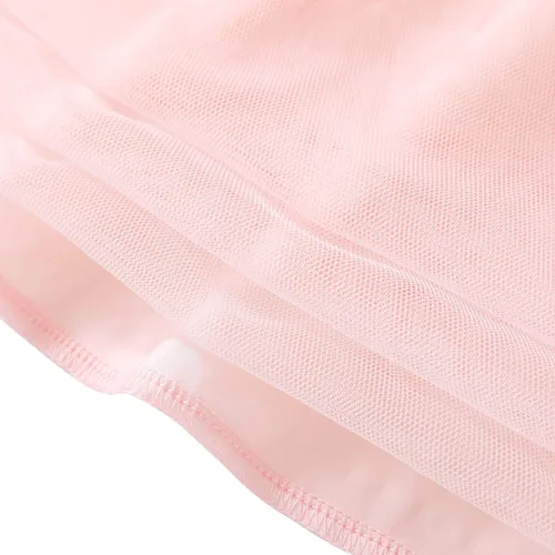 Miniatura 4 de Flofallzique Vestido de tul para niñas, floral de verano, para bodas, cumpleaños, Pascua, casual, para fiestas de té, para niños pequeños