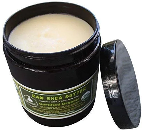 Miniatura 3 de Manteca de karité no refinada orgánica para piel con eczema o acné crema facial hidratante no comedogénica apta para bebés, para el pelo producto