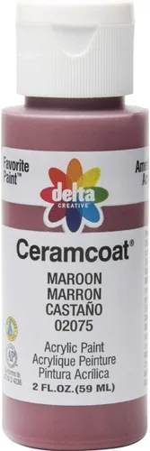 Miniatura 108 de Delta Creative Ceramcoat - Pintura acrílica en varios colores (2 onzas), 2436, carbón