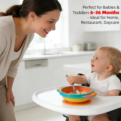 Miniatura 6 de Bandeja para Silla Alta para Bebé Compatible con Silla Stokke Tripp Trapp (V2 y más allá) con Superficie Lisa y Fuerte Potencia de Succión Hecha