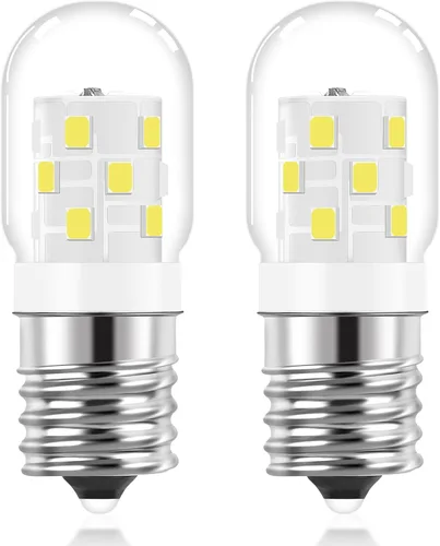 Bombilla LED E17 para debajo del microondas sobre la estufa de 125 V, 8206232A, equivalente a 40 W, base intermedia E17, bombilla regulable de 3 W