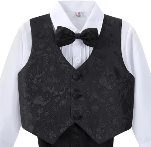 Miniatura 5 de Dressy Daisy Esmoquin de ajuste clásico para bebé niño
