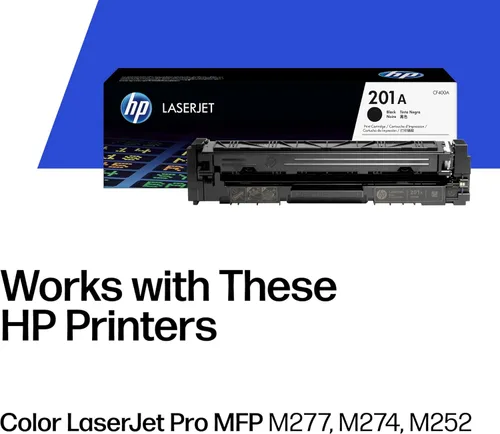 Miniatura 2 de HP 201A (CF400A) cartucho de tóner negro original LaserJet.