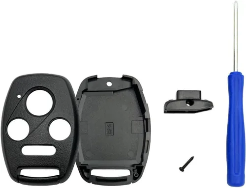 Funda de Reemplazo para Llavero de Entrada sin Llaves, Compatible con Honda Accord/Civic EX/Pilot/CR-V (Negro)