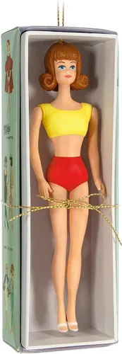Adorno de Navidad Hallmark Keepsake 2023, Barbie La Mejor Amiga de Barbie, Ornamento Midge, Regalos para Ella