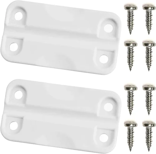 Miniatura 2 de Igloo 24012 Bisagras de plástico para cofres de hielo (1 par), blanco, tamaño estándar, contienen inhibidores UV