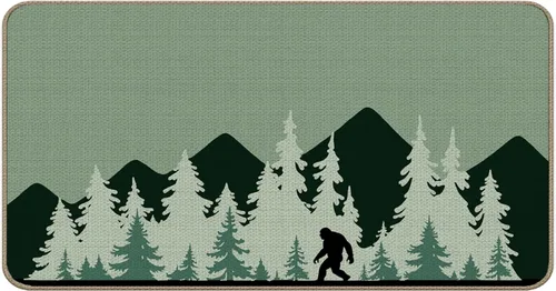 Miniatura 10 de Tapete divertido para puerta de campista de 17 x 30 pulgadas, regalos de campamento para hombres y mujeres, alfombras de campista