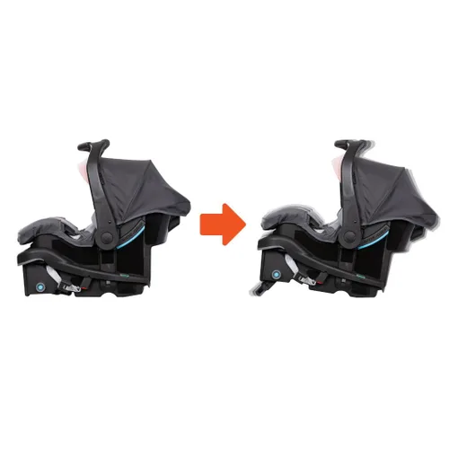 Miniatura 4 de Baby Trend Asiento de coche infantil Secure-Lift, color rosa Madrid Madrid Rosa