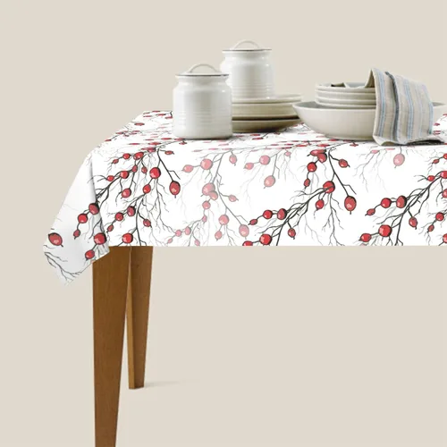 Miniatura 9 de Mantel rectangular decorativo con hojas de lavanda moradas para el hogar, mantel para comedor, barbacoa, picnic, mesa auxiliar, 52 x 70 pulgadas