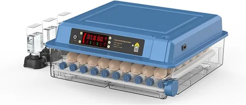 Miniatura 17 de Incubadoras automáticas para incubar huevos, capacidad para 6-256 huevos, control automático y ajustable de temperatura y humedad para pollo, pato