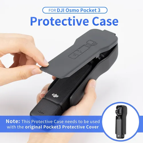 Miniatura 2 de Pocket 3 Funda protectora rígida para DJI Osmo Pocket 3 Accesorios con 3 ranuras de almacenamiento CPL/ND filtro