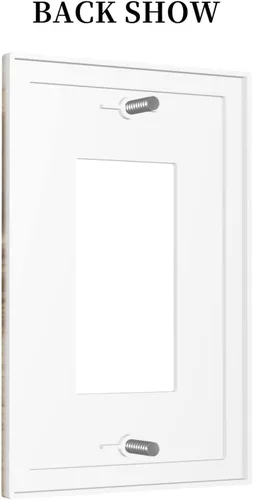 Miniatura 132 de Placa de Interruptor de Luz Azul de 1 Gang, Placa de Pared Decorativa de Palanca Individual, Cubierta de Placa de Pared de Palanca, Placa Frontal