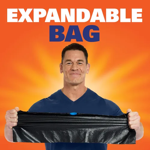 Miniatura 6 de Hefty Bolsas de basura ultra fuertes de 30 galones, bolsas de basura grandes de 30 galones, multiusos, cierre de cordón resistente a roturas