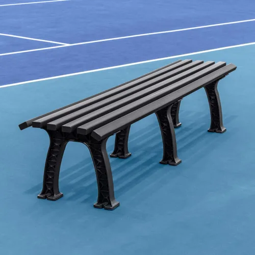 Miniatura 11 de Vermont Banco de cancha de tenis - 3 y 4 plazas Estándar o sin respaldo (estándar, negro, 3 plazas)