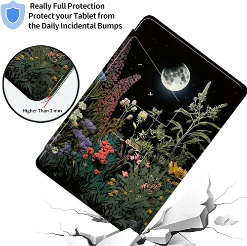 Miniatura 5 de Funda para Samsung Galaxy Tab A8 de 10.5 pulgadas 2022-360 grados giratoria multiángulo de visión protectora con apagado y encendido automático