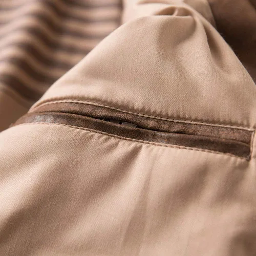 Miniatura 2 de FLAVOR Chaqueta de piloto bombardero de cuero para hombres Fuerza Aérea aviador