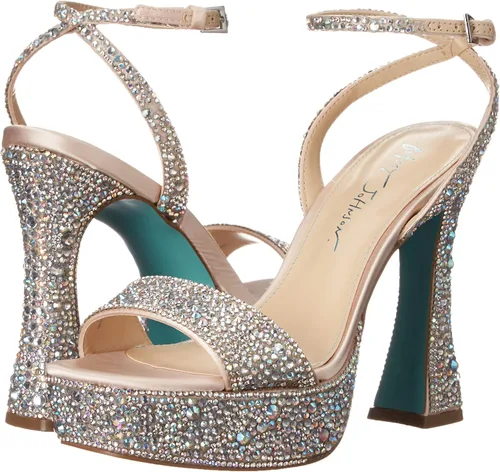 Miniatura 7 de Betsey Johnson Sandalia de tacón Sb-Beth para mujer Azul