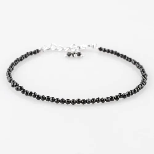 Miniatura 26 de Gempires - Pulseras de cuentas de piedras preciosas hechas a mano, ligeras, de cristal, para uso diario, hipoalergénicas, de 8 pulgadas, chapadas