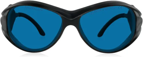 Miniatura 9 de FreeMascot Profesional OD 6+ 190nm-380nm/600nm-700nm longitud de onda violeta/rojo gafas de seguridad láser