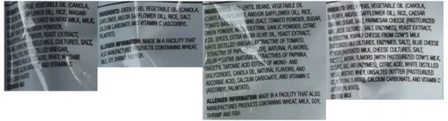 Miniatura 3 de Crisps Calbee snapea harvest snaps variados wasabi, tomate basilio, césar y ligeramente salado.