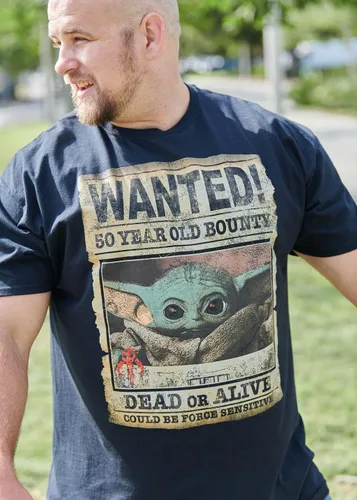 Miniatura 6 de STAR WARS Baby Yoda - Camiseta con póster de Mandalorian Wanted para hombre