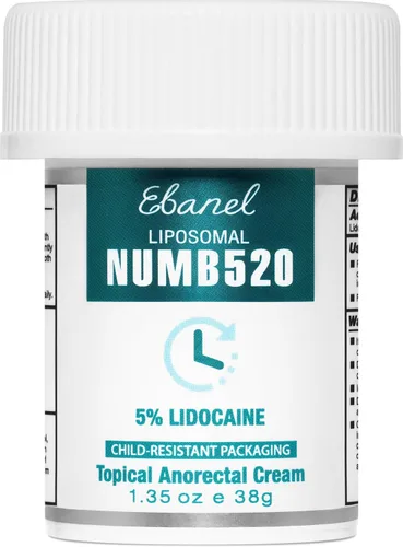 Miniatura 12 de Ebanel Set de crema anestésica de lidocaína al 5% y bálsamo para tatuajes, crema anestésica tópica Numb520 para alivio del dolor, quemaduras