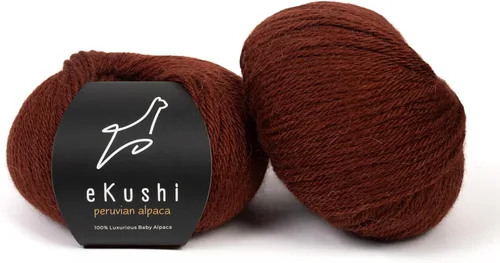 Miniatura 27 de 100% Hilo de Alpaca para Bebé para Tejer y Ganchillo - Juego de 3 Madejas de Hilo Premium DK - Ligero, Hipoalergénico y Térmico Hecho en Perú - N010