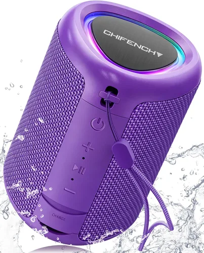 Miniatura 13 de Altavoz Bluetooth portátil Esenciales para la playa: potente sonido cristalino/luz dinámica/IPX5 impermeable/reproducción durante todo el día/BT