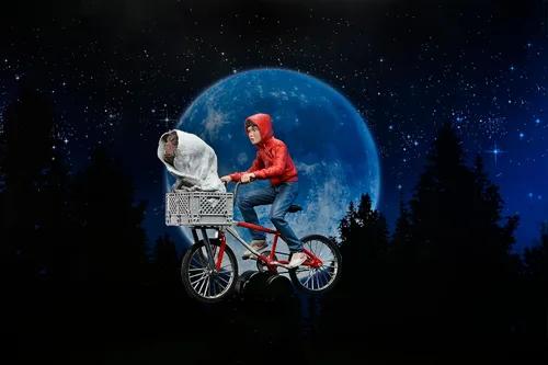 Miniatura 9 de NECA - E.T. La figura de acción a escala de 7 ″ del 40 aniversario extraterrestre – Elliott & E.T. en bicicleta