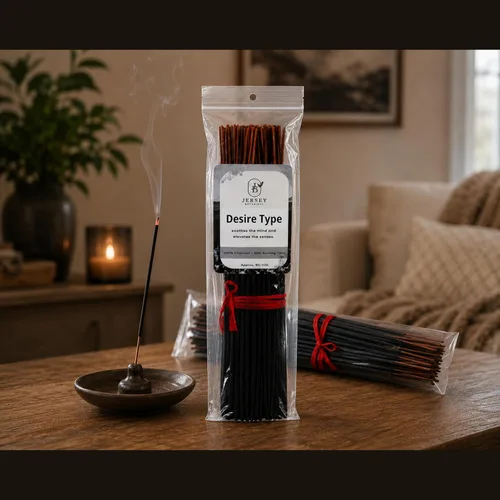 Miniatura 5 de Varillas de incienso tipo Desire de 9 pulgadas. Las varillas de carbón ofrecen una fragancia elegante y duradera. 100 varillas por paquete. Tiempo