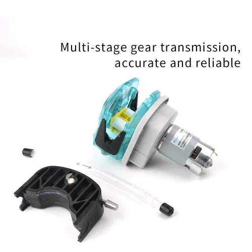Miniatura 3 de Kamoer KKDD alto flujo 41.9 fl oz/min Bomba peristáltica pequeña 12V dc Motor Bomba dosificadora de líquido para transferencia de líquidos viscosos