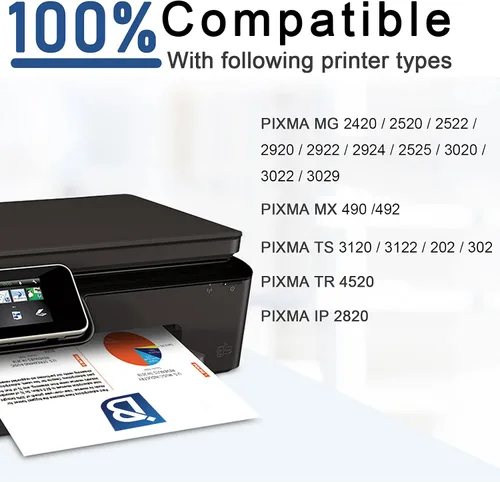 Miniatura 5 de BJ Cartucho de tinta de repuesto para Canon PG 245XL 245 XL compatible con impresora Canon PIXMA iP2820 MG2420 MG2520 2920 MG2922 MG2924 MX492 MX490