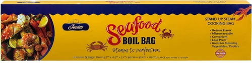 Miniatura 3 de Bolsa de hervir mariscos (paquete de 5)