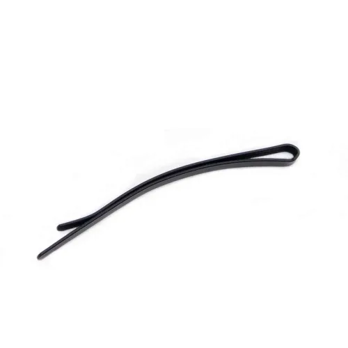 Miniatura 2 de 100 pinzas negras para el pelo, accesorios de herramientas de peinado, unisex (grueso)